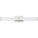 Tron LED 24 inch Brushed Nickel Vanity Light Bar Wall Light